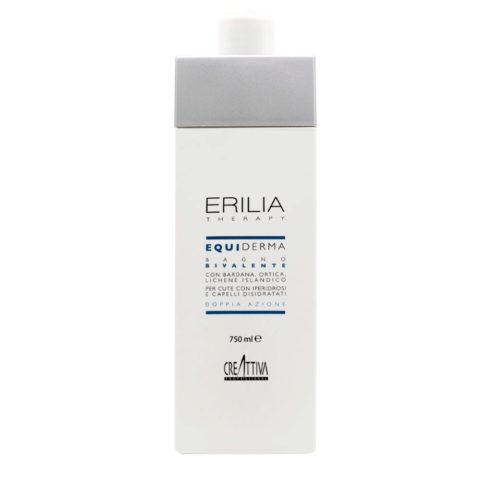 Equiderma Bagno Bivalente 750ml - champú delicado para cuero cabelludo graso
