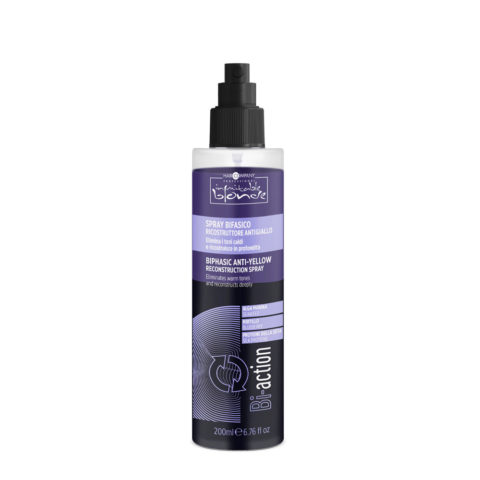 Hair Company Inimitable Blonde Biphasic Anti-Yellow Reconstruction Spray 200ml - spray reconstructor bifásico