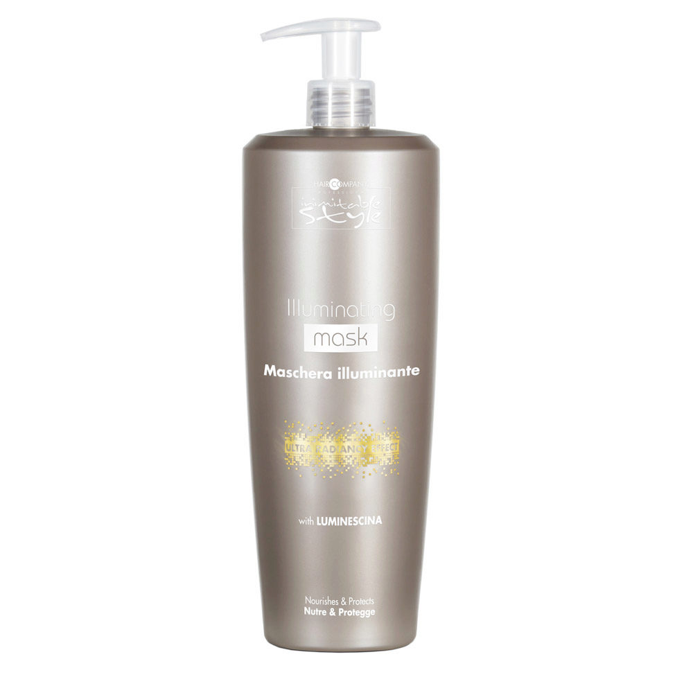 Hair Company Inimitable Style Illuminating Mask 1000ml  - mascarilla iluminadora