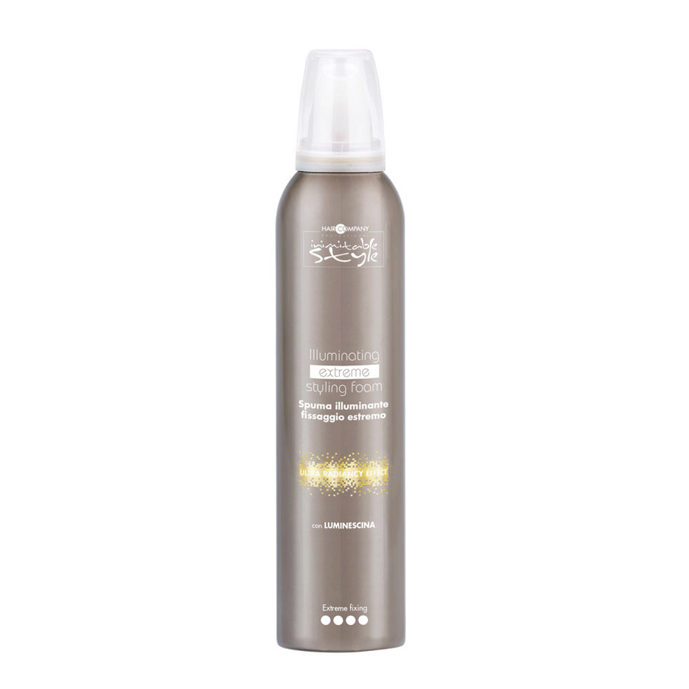 Hair Company Inimitable Style Extreme Styling Foam 250ml - mousse  iluminadora de fijación extrema