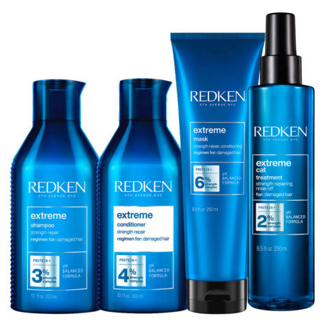 Redken Extreme Shampoo 300ml Treatment 250ml Conditioner 300ml Mask 250ml