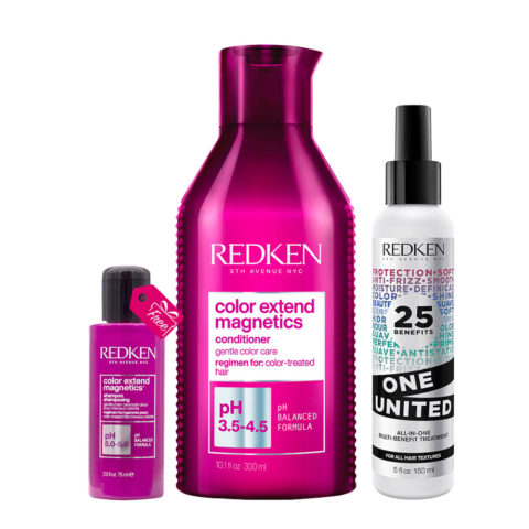 Redken Color Extend Magnetics Shampoo 75 ml GRATIS+ Conditioner 300ml All In One Spray 150m