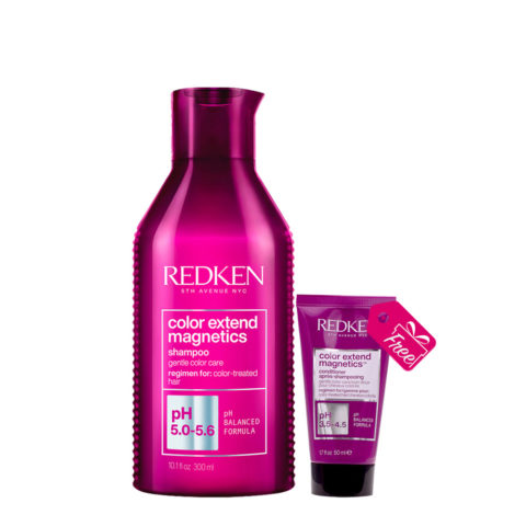 Redken Color Extend Magnetics Shampoo 300ml + Conditioner 50ml DE REGALO
