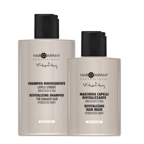 Hair Company Crono Age Vitality Revitalizing Shampoo 300ml Hair Mask 200ml
