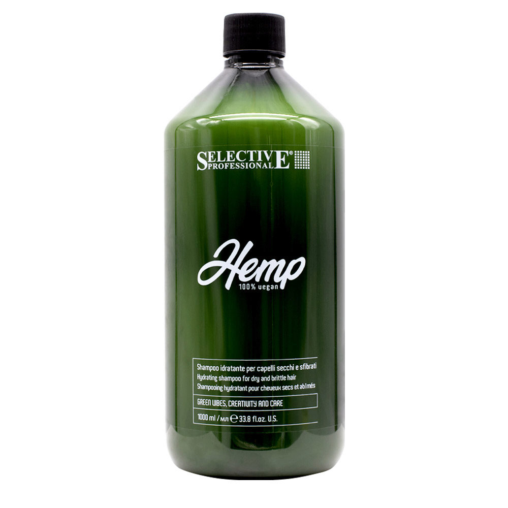 Selective Professional Hemp Shampoo 1000ml - champú hidratante