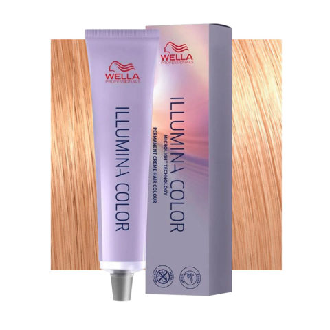 Wella Illumina Color 9/43 Rubio Muy Claro Cobre Dorado 60ml - coloración permanente
