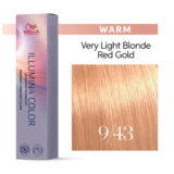 Wella Illumina Color 9/43 Rubio Muy Claro Cobre Dorado 60ml - coloración permanente
