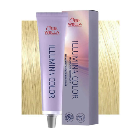 Wella Illumina Color 10/ Rubio Platino 60ml - coloración permanente