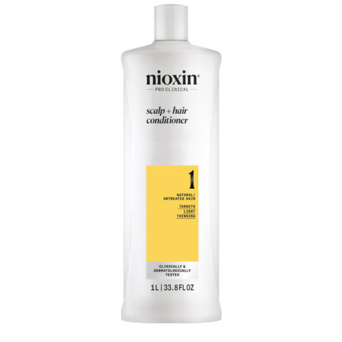 Sistema 1 Scalp + Hair Conditioner 1000ml - acondicionador fortalecedor para cabello ligeramente debilitado