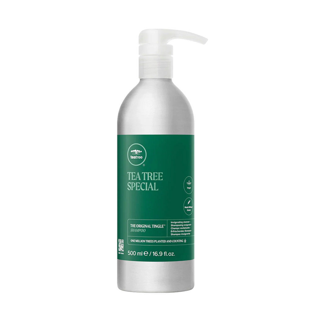 Tea Tree Special Shampoo Aluminium Bottle 500ml - champú vigorizante