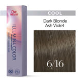Wella Illumina Color 6/16 Rubio Oscuro Ceniza Violeta 60ml -coloración permanente
