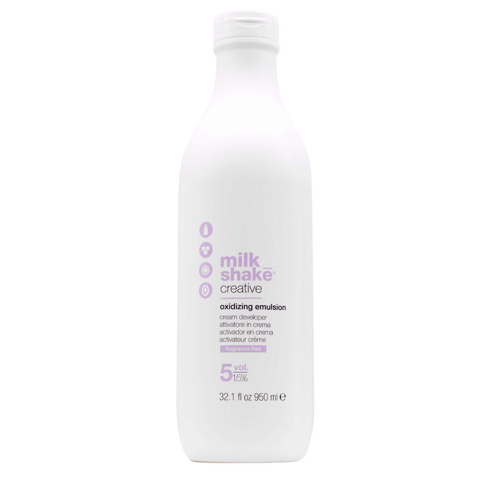 Z.one Concept Milk Shake Colour Oxidizing Emulsion 5vol 1.5% 950ml  - activador en crema