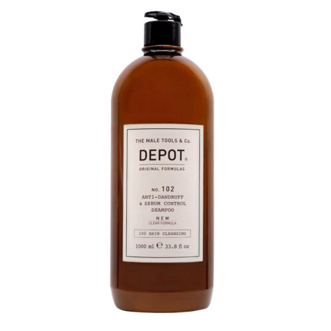 Depot Hair No. 102 Anti-Dandruff & Sebum Control Shampoo 1000ml - champú anticaspa