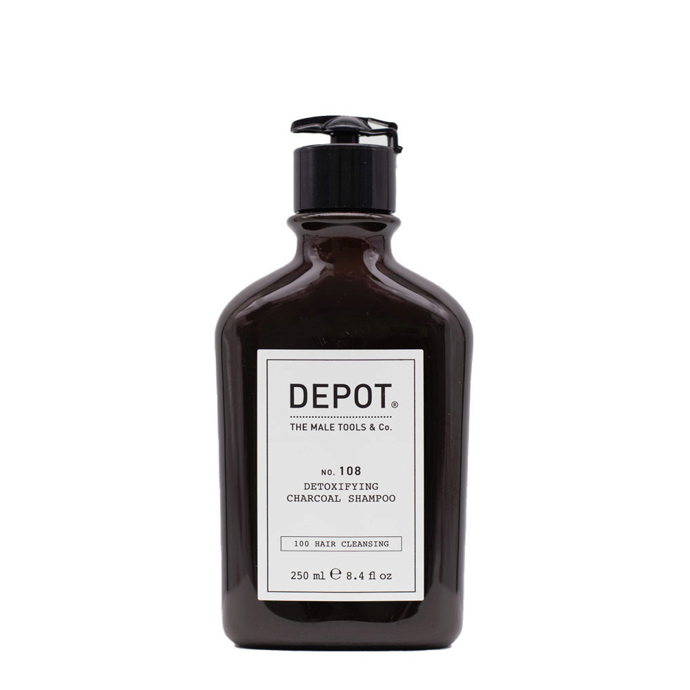Depot Hair Cleansing No. 108 Detoxifying Charchoal Shampoo 250ml - champú desintoxicante