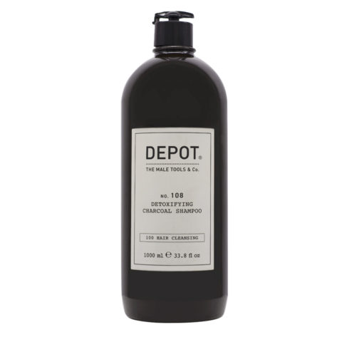 Depot Hair Cleansing No. 108 Detoxifying Charchoal Shampoo 1000ml - champú desintoxicante