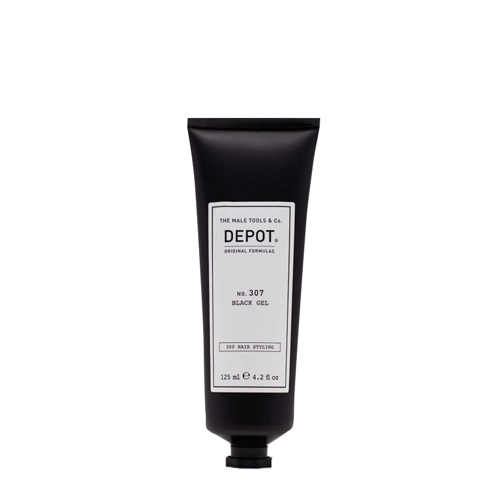 Depot Hair Styling No.307 Black Gel 125ml - gel de peinado negro