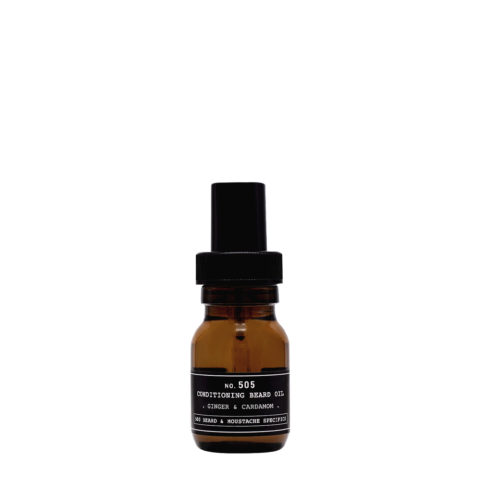No. 505 Conditioning Beard Oil Mysterious Ginger & Cardamom 30ml - aceite acondicionador de barba