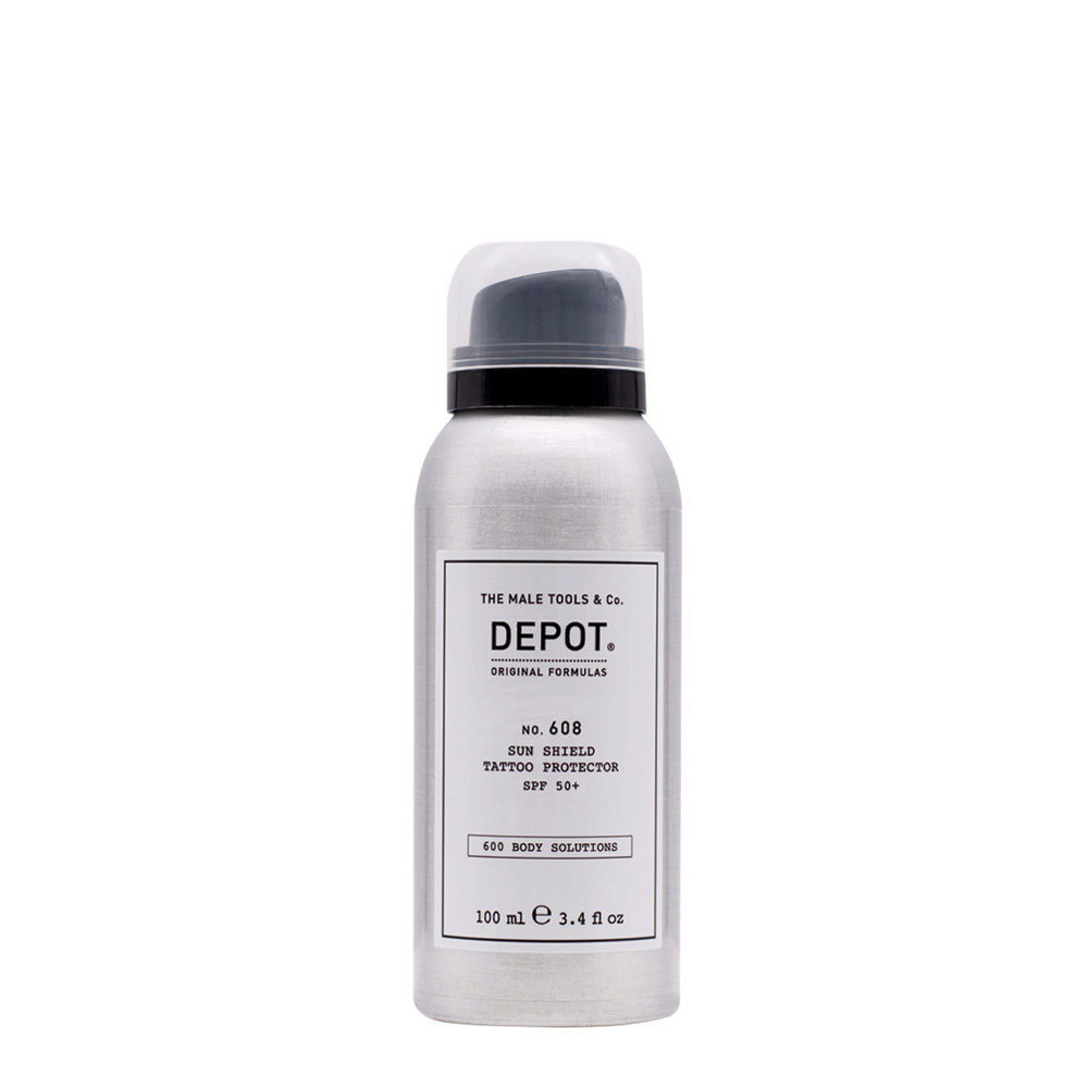 Depot Body Solutions No. 608 Sun Shield Tattoo Protector 50+SPF 100ml - spray protección solar