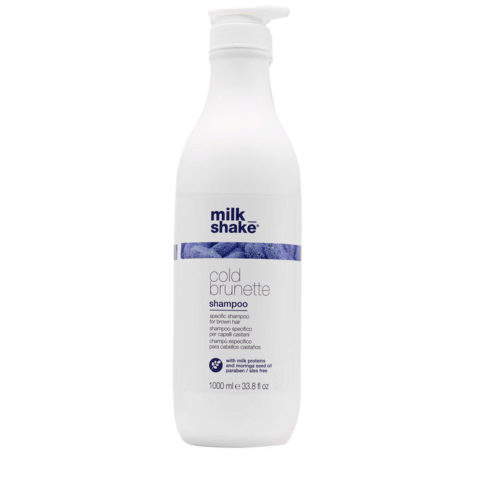 Milk Shake Cold Brunette Shampoo 1000ml - champú para cabello castaño
