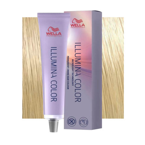 Wella Illumina Color 10/38 Rubio Platino Dorado 60ml - coloración permanente