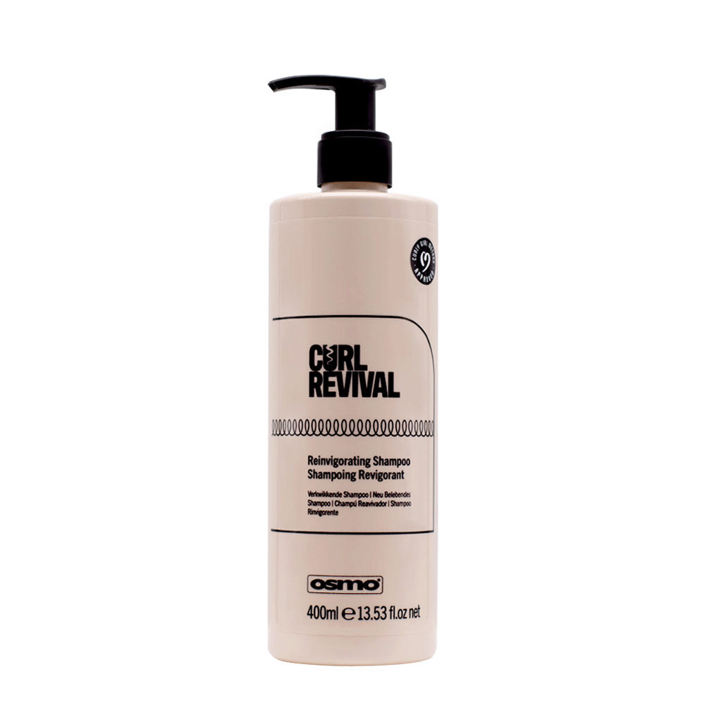 Osmo Curl Revival Reinvigorating Shampoo 400ml - champú anti-frizz para cabello rizado