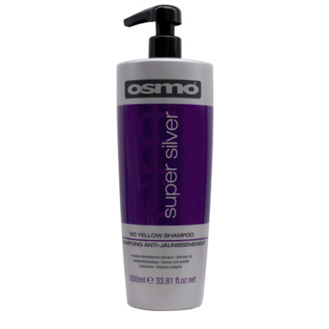 Super Silver No Yellow Shampoo 1000ml - champú anti-amarilleo