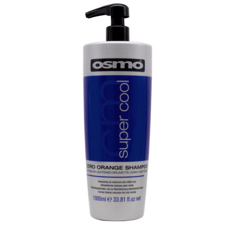 Super Cool Zero Orange Shampoo 1000ml - champú anti naranja para cabello castaño