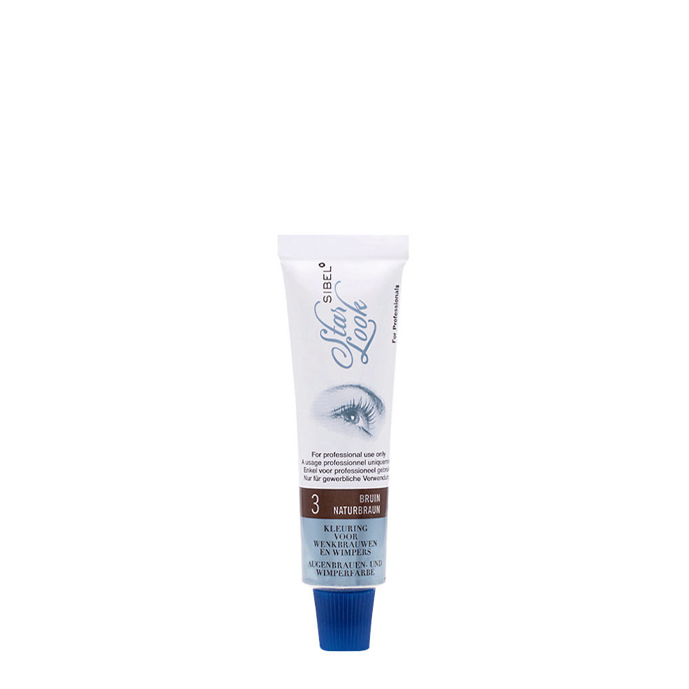 Sibel Star Look Colorant Pour Cils Et Sourcils N°3 Marrón Natural 15ml - tinte de pestañas y cejas
