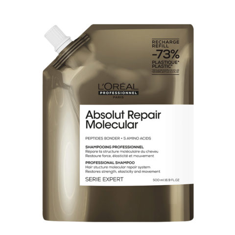 L'Oreal Professionnel Serie Expert Absolut Repair Molecular Shampoo Refill 500ml - eco-recarga champú reparador