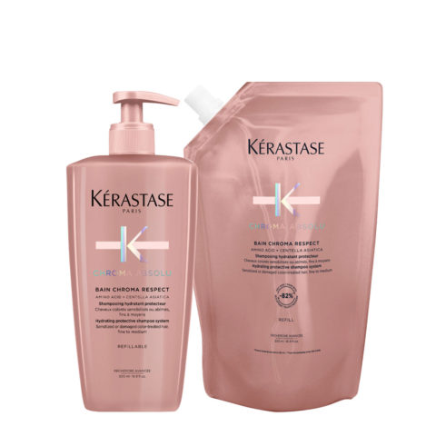 Chroma Absolu Bain Chroma Respect 500ml + Refill 500ml