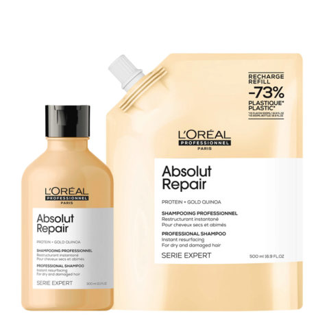 Paris Serie Expert Absolut Repair Shampoo 300ml + Refill 500ml