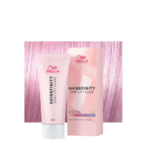 Wella Shinefinity 00/56 Rosa 60ml - coloración demipermanente