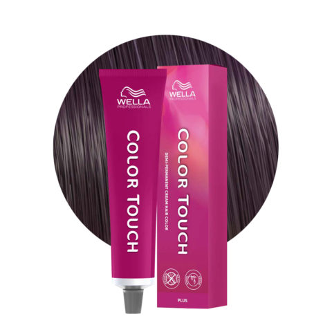 Wella Color Touch Plus 33/06 Marrón Oscuro Intenso Violeta Natural 60ml - coloración demipermanente
