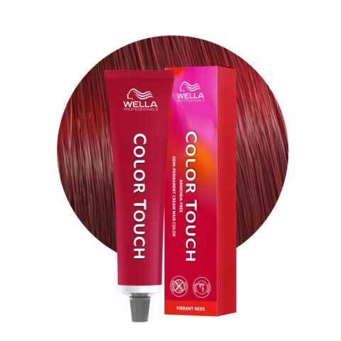 Wella Color Touch Vibrant Reds 66/45 Rubio Oscuro Intenso Cobrizo Caoba 60ml - coloración semipermanente sin amoniaco