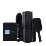 Ghd Glide Iced Luxe Gift Set Xmas - cepillo eléctrico alisador y paddle brush