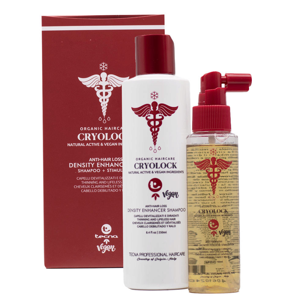 Tecna Cryolock Density Enhancer Set Shampoo 250ml + Stimulator 100ml - set anticaída
