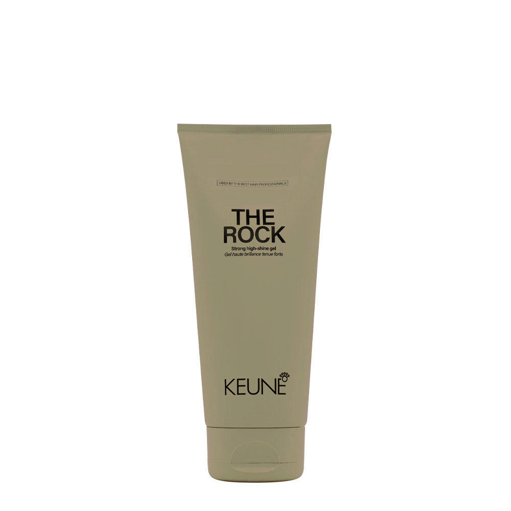 Keune Style Texture The Rock Strong High-Shine Gel 200ml - gel fijación fuerte