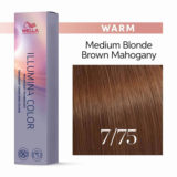 Wella Illumina Color 7/75 Rubio Medio Marrón Caoba 60ml - coloración permanente
