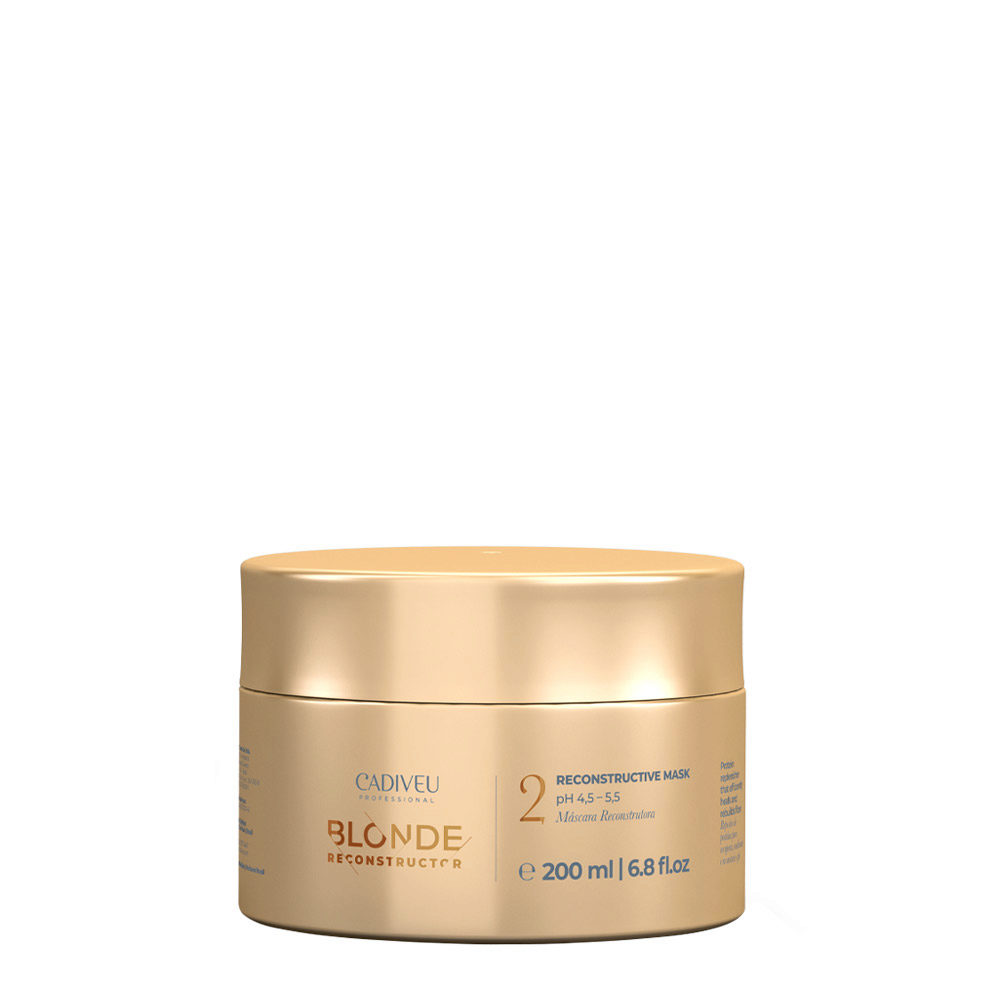 Cadiveu Blonde Reconstructor Reconstructive Mask N.2 200ml - mascarilla reestructurante cabello rubio