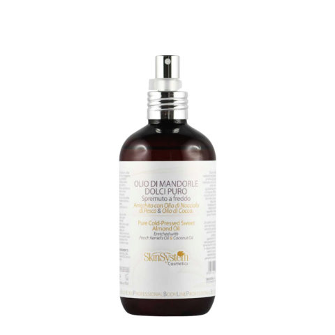SkinSystem Pure Cold-Pressed Sweet Almond Oil 250ml - aceite puro de almendras dulces