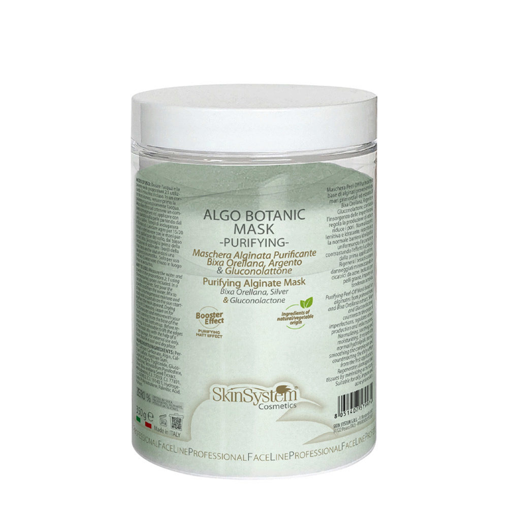 SkinSystem Algo Botanic Mask Purifying 350gr - mascarilla purificante alginatos