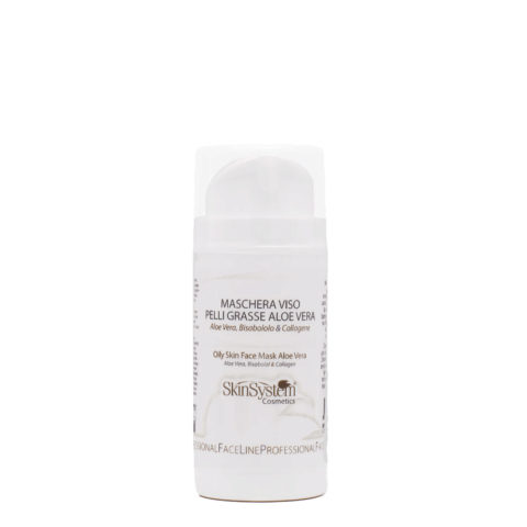SkinSystem Oily Skin Face Mask Aloe Vera 100ml - mascarilla piel grasa