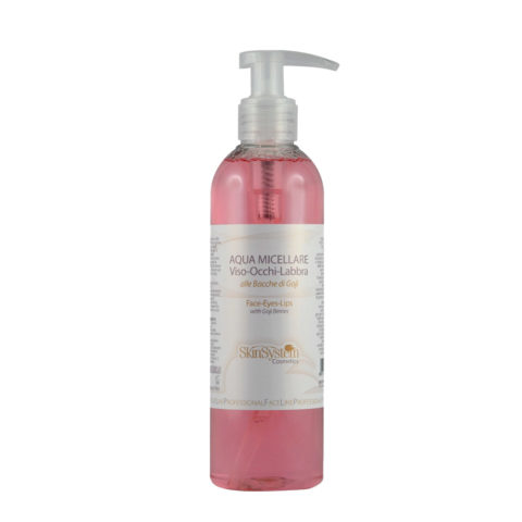 SkinSystem Face Eyes &Lips Micellar Water 250ml - agua limpiadora