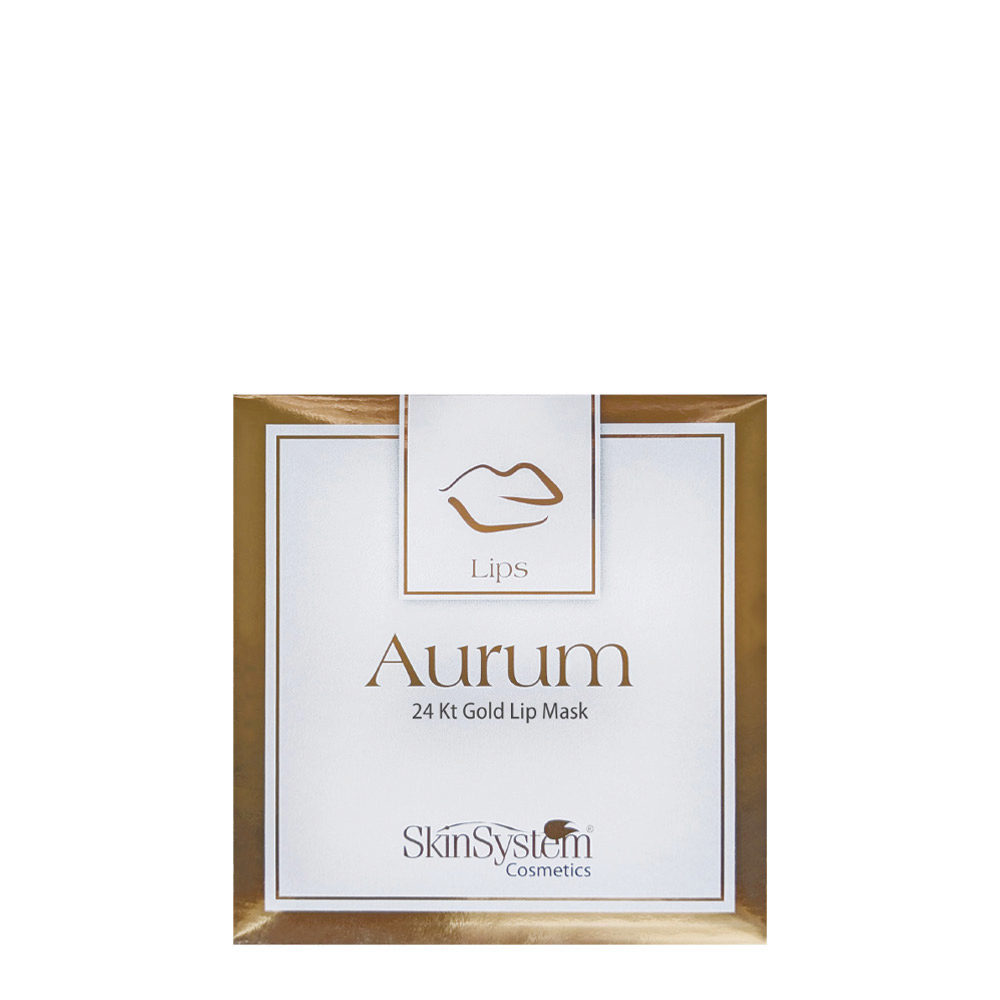 SkinSystem Aurumu 24Kt Gold Lip Mask - tratamiento labios con oro cosmético