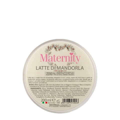 SkinSystem Meternity Leche de almendras 200ml - leche pre y post embarazo