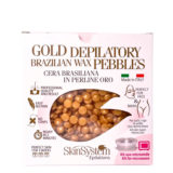 SkinSystem Gold Depilatoru Brazilian Waz Pebbles Kit for Microwave - kit de cera en perlas para microondas