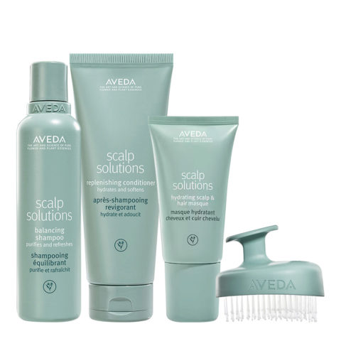 Scalp Solutions Balancing Shampoo 200ml Conditioner 200ml Masque 150ml Scalp Massager