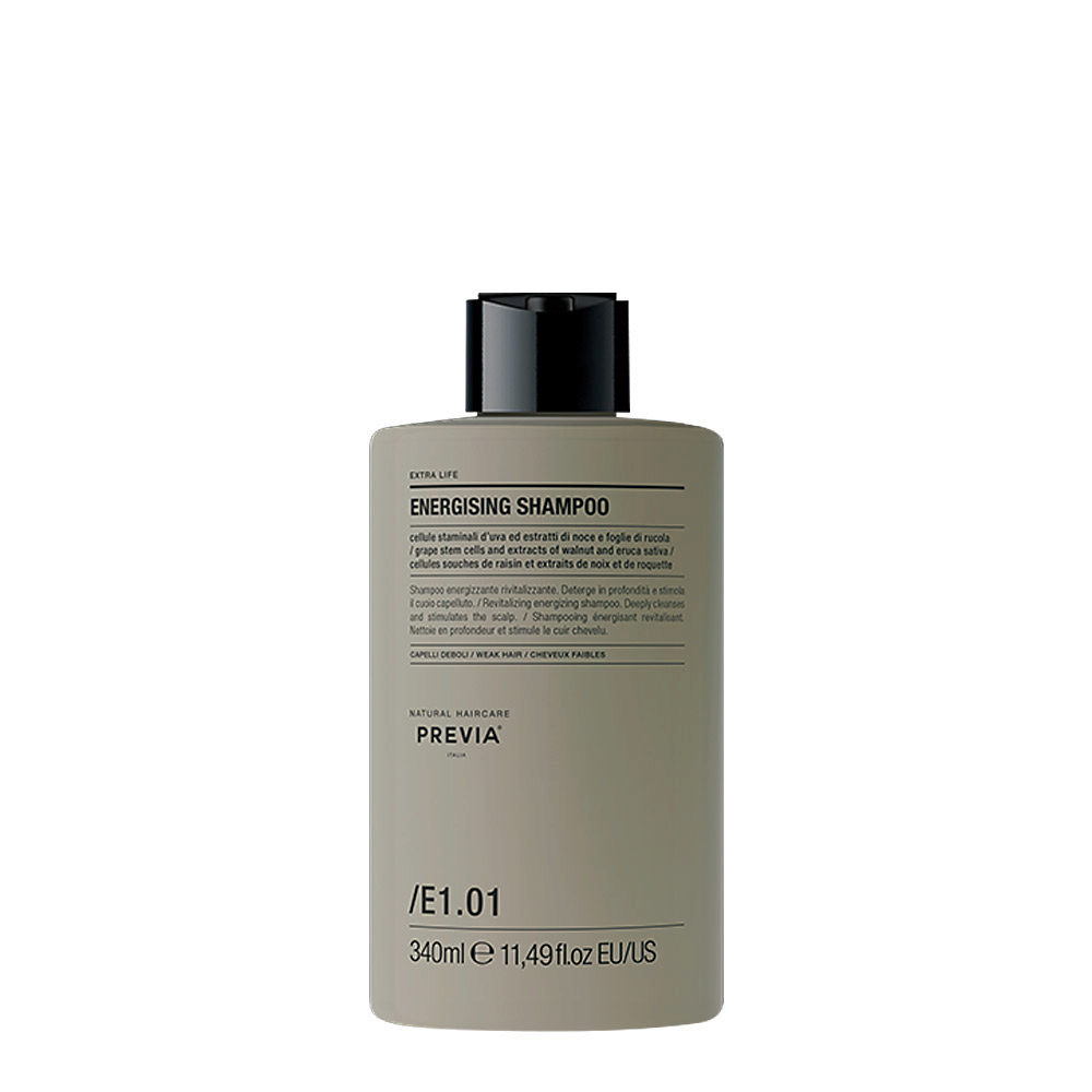 Previa Extra Life Energising Shampoo 340ml - champú energizante
