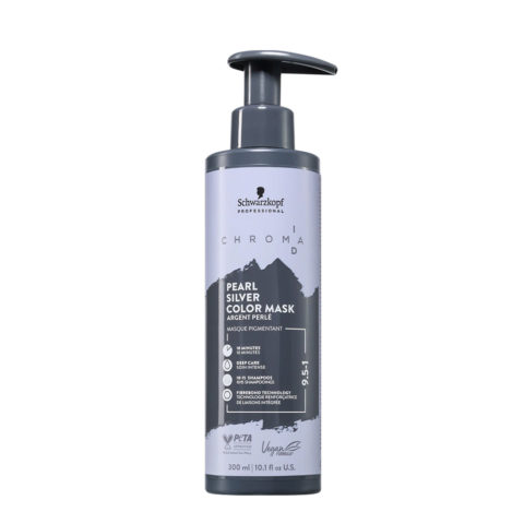 Schwarzkopf Chroma ID Color Mask 9.5-1 Pearl Silver 300ml - mascarilla de color semipermanente