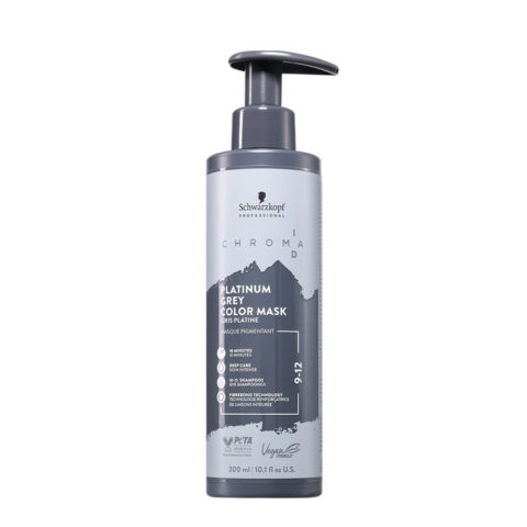 Schwarzkopf Chroma ID Color Mask 9-12 Platinum Grey 300ml - mascarilla de color semipermanente